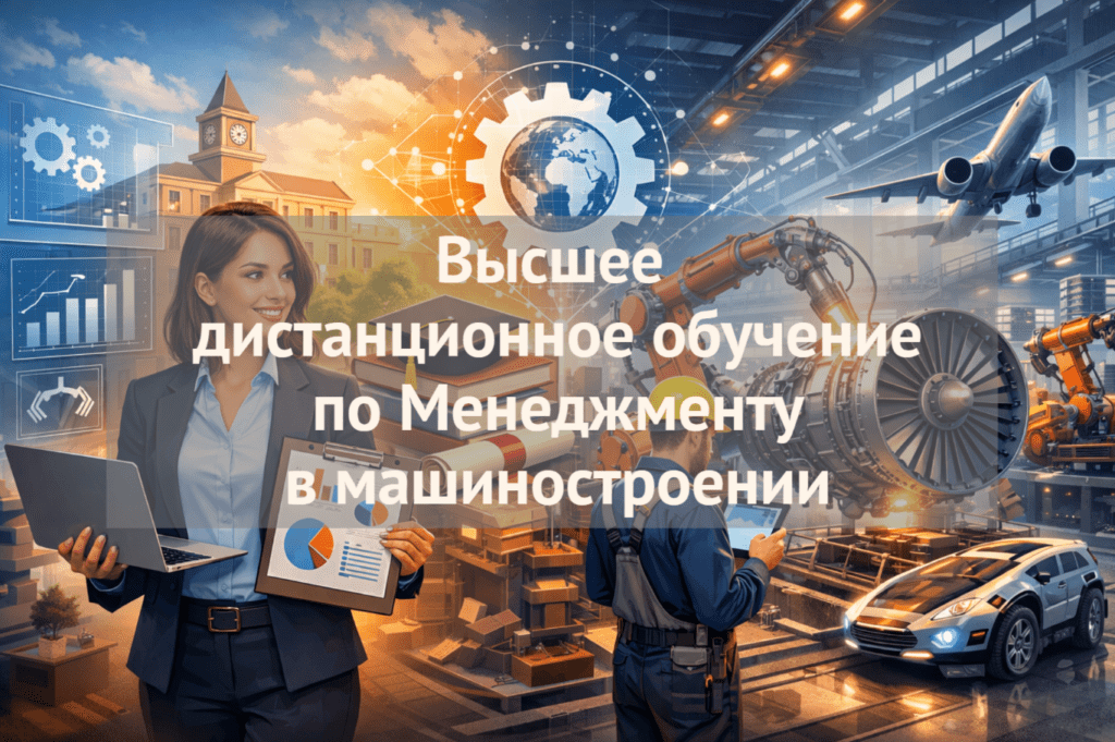 [ТОП-3] онлайн-программ Высшего образования по Менеджменту в машиностроении
